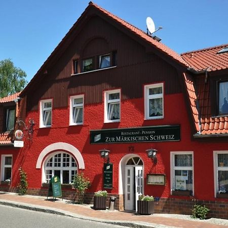 Hotel & Restaurant Maerkische Schweiz باكو المظهر الخارجي الصورة